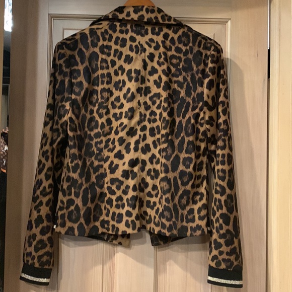 Frank Lyman Leopard Jacket / Size 10 - Picture 6 of 6
